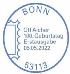Stempel aus Bonn Otl Aicher