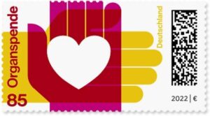 Briefmarke Deutschland Organspende