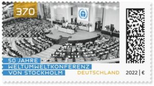 Briefmarke Deutschland Weltumweltkonferenz