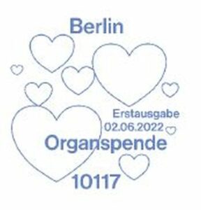 Stempel Berlin Organspende