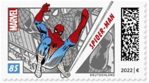 Briefmarke Deutschland Spider-Man