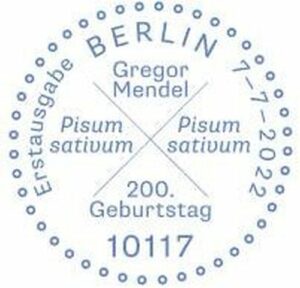 Stempel Berlin Gregor-Mendel