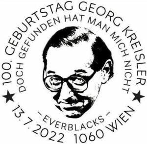 Stempel Wien Georg Kreisler