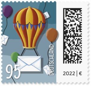 Briefmarke Deutschland Ballonpost