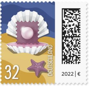Briefmarke Deutschland Briefperle