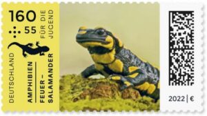Briefmarke Deutschland Feuersalamander
