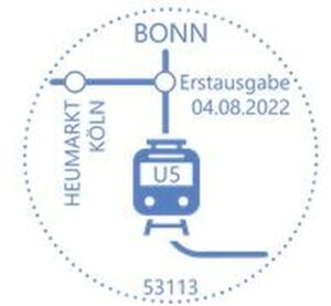 Stempel Bonn U-Bahn Heumarkt Köln