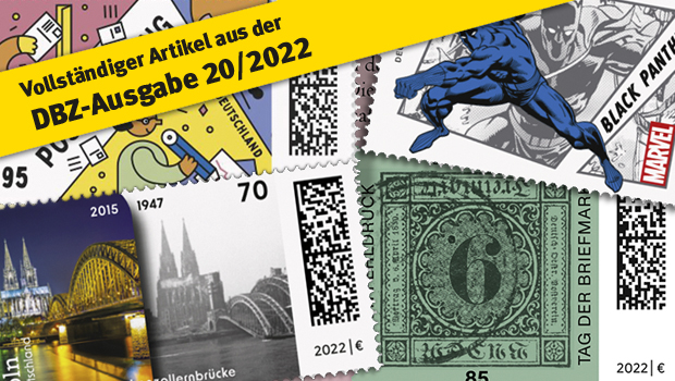 Briefmarken Deutschland Oktober 2022