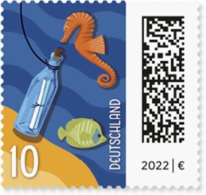 Briefmarke Deutschland Flaschenpost