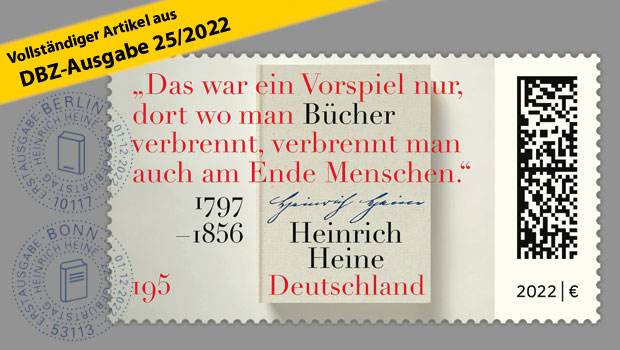 Briefmarken Deutschland Heinrich Heine