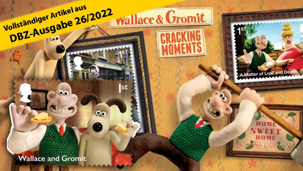 Wallace, Gromit & Co.: Royal Mail feiert 50 Jahre Aardman