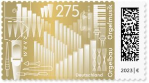Briefmarke Deutschland Orgel