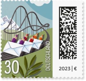 Briefmarke Deutschland-Welt der Briefe