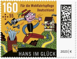 Briefmarke aus Deutschland Hans im Glück