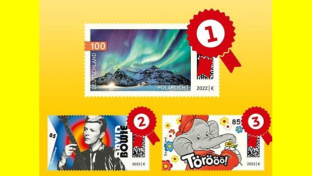 Schönste Briefmarke: „Polarlicht“ gewinnt