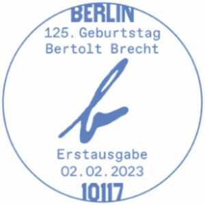 Stempel Berlin Bertolt Brecht