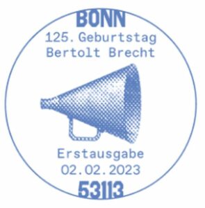 Stempel Bonn Bertolt Brecht