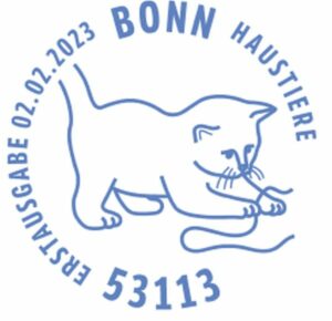 Stempel Bonn Katze