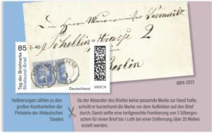 Briefmarke Deutschland Stralsund-Brief
