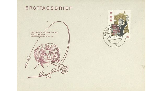 Walentina Terschkowa Kosmonautin Briefmarke DDR