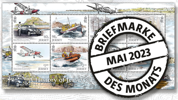 Briefmarke des Monats Mai: Eine kurze Geschichte der Rettungsdienste auf Jersey