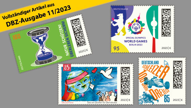 Briefmarken Deutschland Juni 2023