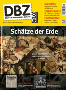 deutsche briefmarken zeitung 7 23 dbz13-23-unesco-escher-pergamon-polarstern-01