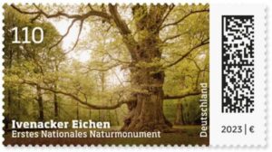 Briefmarke Deutschland Ivenacker Eichen