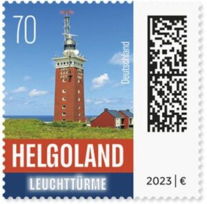 Briefmarke Deutschland Leuchtturm Helgoland