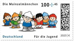 Briefmarke Deutschland Mainzelmännchen