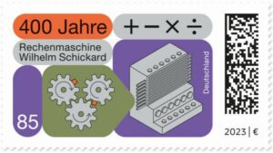 Briefmarke Deutschland Rechenmaschine Schickard