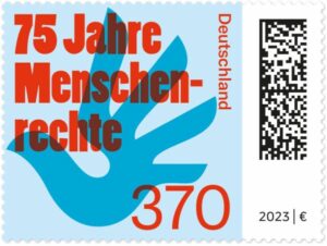 Briefmarke Deutschland 75 Jahre Menschenrechte