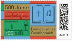 Briefmarke Deutschland Evangelisches Gesangsbuch
