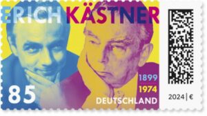 Briefmarke Deutschland Erich Kästner