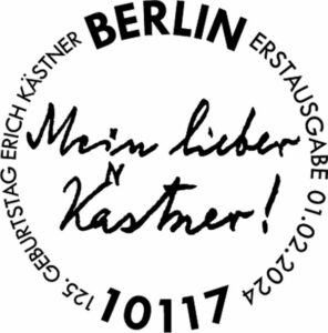 Stempel Berlin Erich Kästner