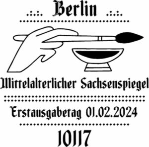 Stempel Berlin Mittelalterlicher Sachsenspiegel