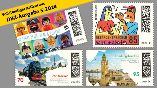 Briefmarken Deutschland März 2024