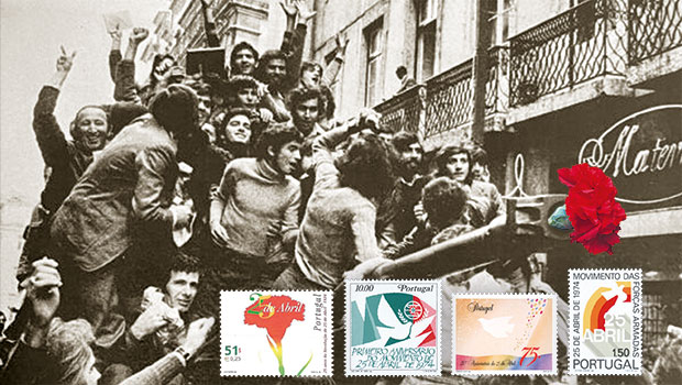 Portugal nelkenrevolution briefmarken