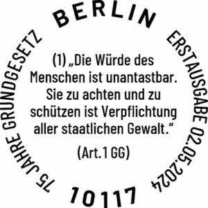 Stempel Berlin Grundgesetz