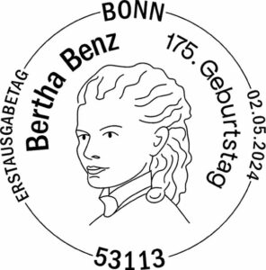 Stempel Bonn Bertha Benz