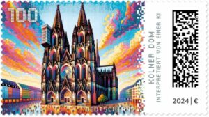 Briefmarke Deutschland Kölner Dom