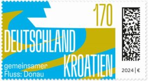 Briefmarke Deutschland Donau