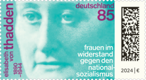 Briefmarke Deutschland Elisabeth von Thadden