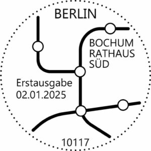 Stempel Berlin U-Bahn Bochum Rathaus