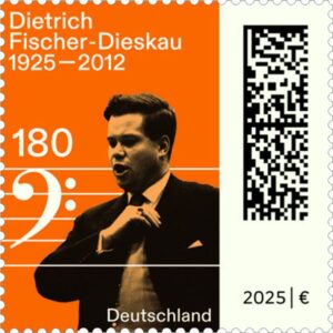 Briefmarke Deutschland Dietrich Fischer-Dieskau