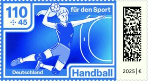 Briefmarke Deutschland Handball