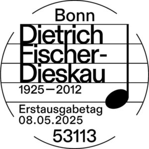 Stempel Bonn Dietrich Fischer-Dieskau