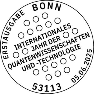 Stempel Bonn Internationales Jahr der Quantenwissenschaften