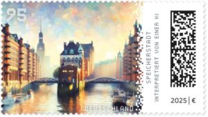 Briefmarke Deutschland Speicherstadt Hamburg