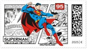Briefmarke Deutschland Superman